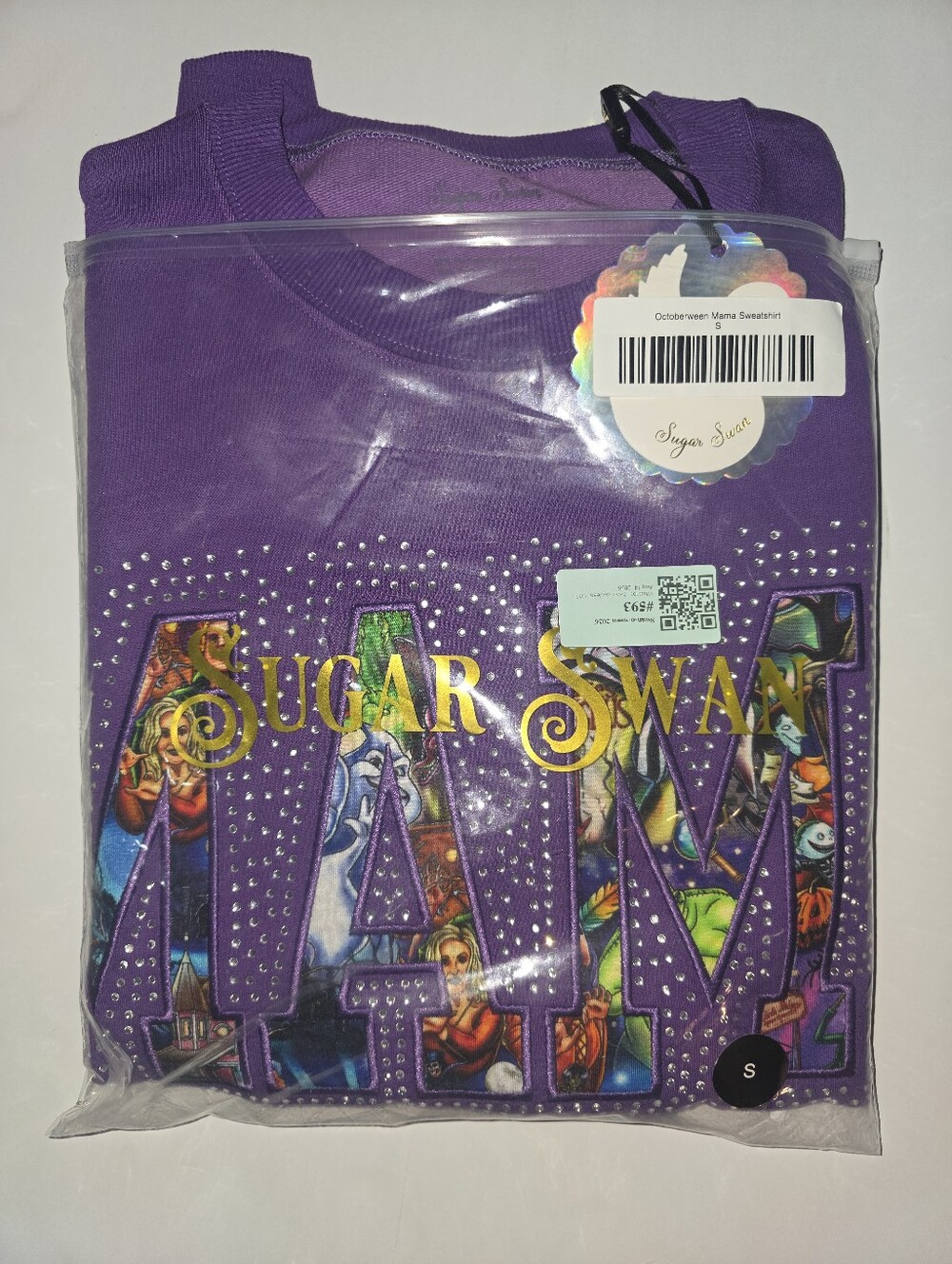 Sugar Swan Octoberween Mama Sweatshirt NWT